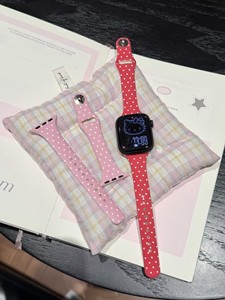 Dot Check Breathable Sport Strap Soft Silicone <strong>Watch</strong> Band for <strong>Apple</strong> <strong>Watch</strong> Series 11 10 9 8 7 Ultra <strong>SE2</strong> 42mm 46mm - Product Image 2
