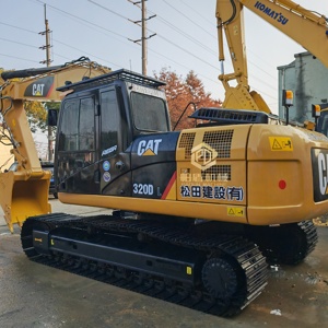 Excavadora usada Cat 320 320D 320DL 320GC, excavadora hidráulica de cadenas Caterpillar popular, adecuada para la construcción - Product Image 2