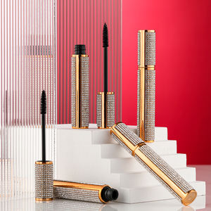 Máscara de Pestañas Cosmética de Larga Duración, Resistente al Agua, Voluminizadora, con Diamantes Brillantes, Maquillaje 3D - Product Image 4