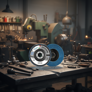 Disque à lamelles professionnel Fervi 125 mm, abrasif sans fer pour ponçage du métal - Product Image 2