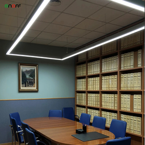 Hiện đại khung vuông LED hồ sơ ánh sáng bespoke Kích thước treo Led hình chữ nhật ánh sáng với kết nối nhanh chóng - Product Image 5