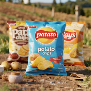 Влагостойкие красивые попкорн закуски печенье индивидуальный дизайн логотип пищевой пластиковый пакет картофельные чипсы хрустящая наволочка - Product Image 6