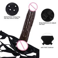 Correa de consolador grande suave de PVC realista Popular en pantalones de consolador realistas para mujer sex shop