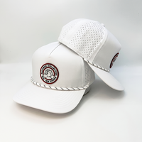 Gorra de Golf de 5 Paneles Personalizada OEM ODM, Impermeable, con Parche de Goma PVC y Logotipo, Venta al Por Mayor para Marcas