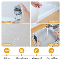 Tapis de réfrigérateur imperméable lavable anti-huile pour la maison, la cuisine, l'étagère, le tiroir, doublure antidérapante pour tiroir