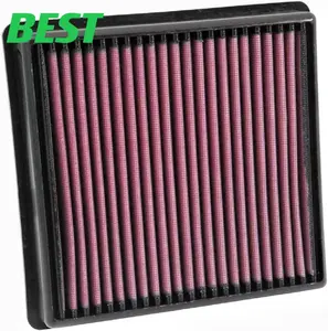 BEST Engine air filter can be cleaned and replaced car air filter: compatible with 2010-2021 Toyota/Lexus/Mitsubishi 33-2443