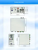 Armoire de commande de robots industriels Compatible avec les bras de robot à trois/quatre axes 220V Garantie 1 an Interface de programmation visuelle riche