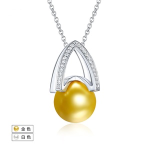 FYXL1190 925 Sterling Silver Imitation Pearl Chain, Simple Vintage Handmade <b>Mixed</b> Color Single Strand Versatile Bead Necklace - Product Image 3