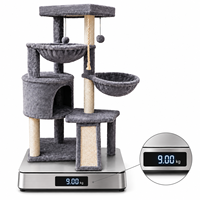 Arbre à chat multi-niveaux en peluche et sisal pour la vente en gros