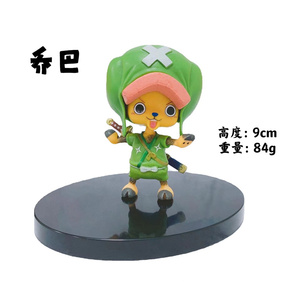 新设计风格日本动漫海贼王路飞索隆山治带彩盒动漫PVC可动人偶 - Product Image 5