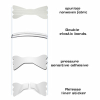 Bandes nasales en forme de papillon JIEBAO, en tissu non tissé chimique, certifiées ISO/CE, durée de conservation de 3 ans, pour favoriser le sommeil