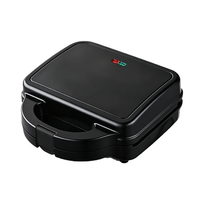 Máquina para Hacer Waffles Eléctrica 3 en 1 con Placa Desmontable, Plancha para Sándwiches de 2 Rebanadas, Plancha para Waffles, Máquina Multifunción para Desayunos