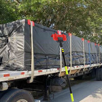 Protecteur d'angle en plastique robuste de 12 pouces pour la protection des charges sur les sangles de transport