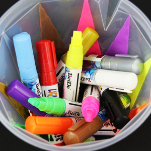 Rotulador de <span class=keywords><strong>tiza</strong></span> líquida borrable para pizarra y <span class=keywords><strong>pintura</strong></span> de vidrio, etiqueta y embalaje personalizados, punta de 8mm - Product Image 6