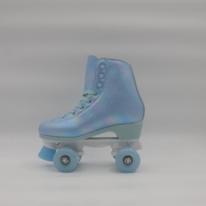 Yijiu รองเท้าสเก็ตโรลเลอร์สำหรับเด็ก, รองเท้าสเก็ต4ล้อพื้นนอกทำจากพีวีซีพื้น ABEC-7 - Product Image 2