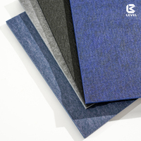 Ecologisch verantwoorde polyester akoestische panelen ASTM E84, effen PET akoestische panelen voor kantoorwanden