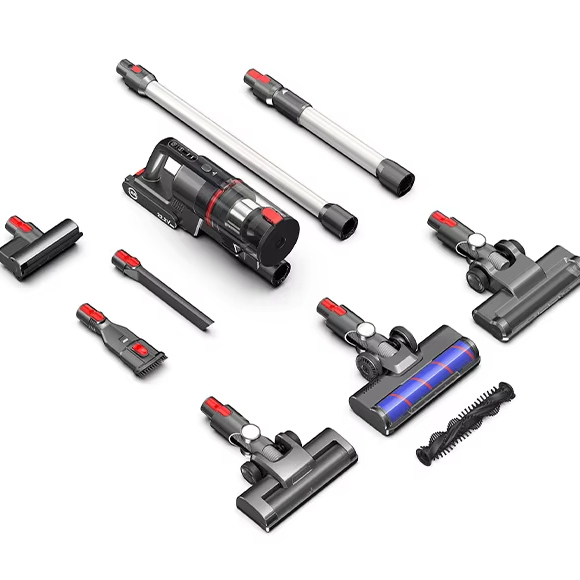 Lightweight Wireless Stick Vacuum Cleaner 380W Brushless Motor Cyclone Suction Rechargeable Cordless Handheld Vacuum for Home