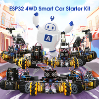 Kit de Inicio Robótico con Brazo de Coche Inteligente y Robot Programable con ESP32 para Proyectos Arduino Uno Nano One Sensor