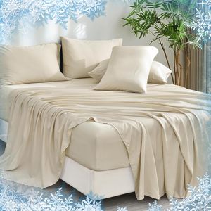 Silky Soft Breathable Tencel <strong>Sheets</strong> 100% <strong>Eucalyptus</strong> <strong>Sheets</strong> Deep Pocket Luxury Hotel Cooling Bed <strong>Sheets</strong> - Product Image 5