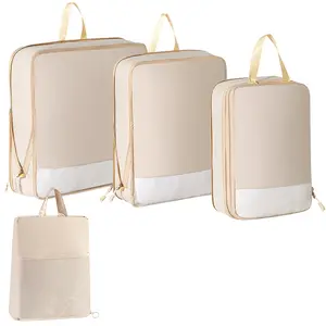 Vietnam Leverancier Groothandel Van Hoge Kwaliteit 4 Stuks Set Reisbagage Organizer Compressie Verpakking Kubussen Voor Koffers