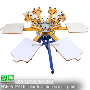 Máquina <span class=keywords><strong>de</strong></span> Serigrafía <span class=keywords><strong>de</strong></span> 4-6-8 Colores, <span class=keywords><strong>Precio</strong></span> <span class=keywords><strong>de</strong></span> Fábrica <span class=keywords><strong>en</strong></span> China, para Camisetas, Bolsas, Telas y Logotipos - Product Image 2