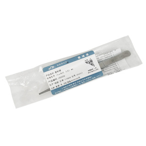 Golden Bell <b>Plastic</b> Surgery Tweezers 14cm Pointed With <b>Hooks</b> For Micro Cosmetic Use - Product Image 3