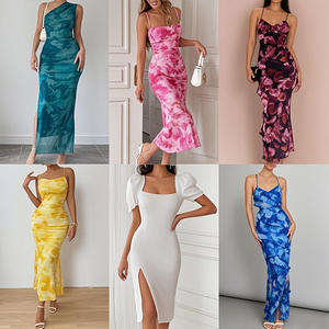 Nouvel Arrivage Robe Longue en Coton pour Femme à Imprimé Vintage, Sexy et Tendance, <span class=keywords><strong>Prix</strong></span> de Gros, Vêtements <span class=keywords><strong>d</strong></span>'Occasion - Product Image 4