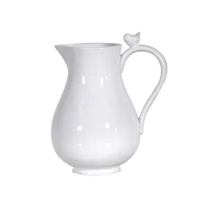 decorative bird special design ceramic water pitcher