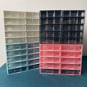 OWNSWING Desktop <strong>Storage</strong> Container with <strong>Drawers</strong> Makeup Desk <strong>Storage</strong> Box <strong>Plastic</strong> <strong>Storage</strong> <strong>Unit</strong> with <strong>Drawers</strong> - Product Image 6