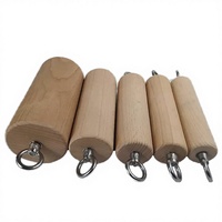 TL-001 Equipo de Entrenamiento de Gimnasio Integrado de Madera Duradera para Escalada en Roca, Fortalecimiento de Agarre, Ejercicio Muscular de Brazos y Antebrazos