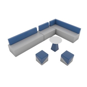 Ensemble de canapés de réception en cuir convertible de haute qualité pour hôpitaux, appartements et enfants - Product Image 5