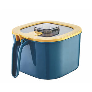 Caja de Condimentos 4 en 1 con Cuchara, Tarro de Especias, Múltiples Compartimentos, Salero, Pimentero, Frascos para Especias, Estante para Especias para Armarios, Caja de Condimentos - Product Image 6