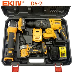 EKIIV, recién llegados, kit de herramientas multifuncional para el hogar, kit combinado de taladro eléctrico inalámbrico mecánico artesano, juego de herramientas de carpintería - Product Image 6