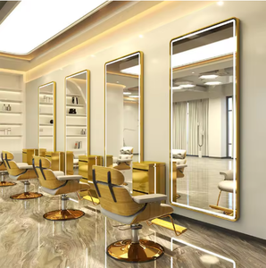 Espejo de Peluquería Profesional Grande y Moderno con Iluminación LED - Un Solo Lado para Barbería y Salón de Belleza - Product Image 3