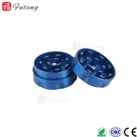 Broyeur en métal 2 pièces 30 mm broyeur de tabac à fumer herbe de petite taille logo personnalisé en gros broyeur de fumée de haute qualité