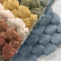 Tissu en velours écaille de tortue résistant à l'abrasion, 100% polyester tricoté, peluche épaisse 450 GSM, très lourd, pour housses de canapé et vêtements
