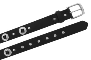 Cinturón de Cuero Genuino Personalizado, Hebilla Clásica Negra, Marca Privada OEM, Venta al Por Mayor, Estilo de Cinturón para Uso Diario - Product Image 4