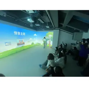 交互式lmmersive投影4墙3D全息显示投影仪互动创意体验