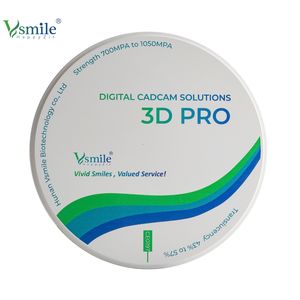 Consumibles Dentales Vsmile, Disco y Bloque de Zirconia 3D Pro de 10 mm, Certificado CE para Sistema de Fresado CAD CAM Dental AG - Product Image 6