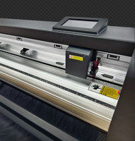 Cortador de pegatinas de gráfico de papel de vinilo de contorno automático CCD de pantalla táctil de 4,3 pulgadas con servomotor
