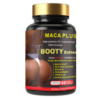 Ensemble d'amélioration des fesses à base de Maca noire de qualité supérieure, pour des courbes galbées et un volume accru des fesses et des hanches pour femmes