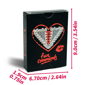 <span class=keywords><strong>Jeu</strong></span> de cartes romantique Fun Commands pour couples, paquet de 50 cartes, vérité ou conséquence intime, jeux de société pour adultes, coffret cadeau pour amoureux - Product Image 6