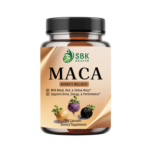 Hot Sale Maca Capsules Increase Endurance Root Black Pepper Blend Strength Performance for Absorption Health Stamina Capsules - Product Image 1