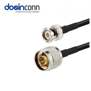 Cable BNC de 50 ohmios Extensión de cable BNC RG58 Baja pérdida 1M con conector macho N
