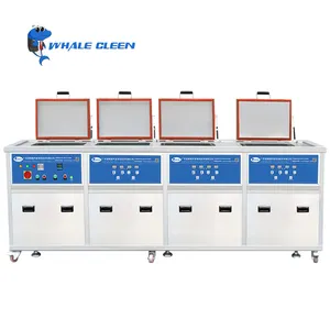 Blue Whale Factory Price 7200W 360L Four Tanks Multi-function Industrial Ultrasonic Cleaning Bath