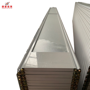 Hiện đại thương mại tinh thể trong suốt hợp kim ngang gấp cửa nhôm Polycarbonate thanh cửa chớp nhà máy bán buôn - Product Image 4