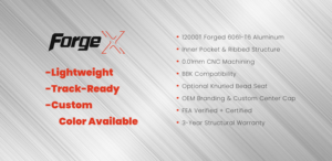 Forgex 18 19 20 pouces 5x114.3 roues de piste forgées jantes légères pour Evo X 370Z Civic Type R GR86 GTI WRX - Product Image 6