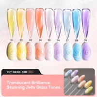 Hema Free Biab Nail Builder in a Jar Gel d'extension auto-nivelant liquide fluorescent pour la pose d'ongles en salon, marque privée