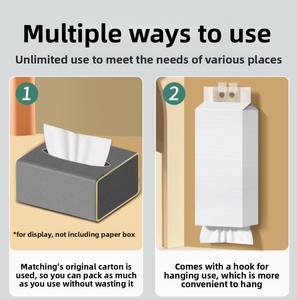 Natura Tree Large Hanging Facial Tissues 2-4 Ply Magic Paper Guardanapos Whole Box Atacado para Uso Doméstico e Viagens - Product Image 4