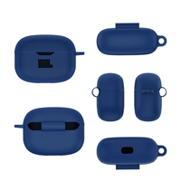 Étui de protection complet en silicone souple pour boîte de charge d'écouteurs, housse pour écouteurs JBL Vibe Beam sans fil avec mousqueton